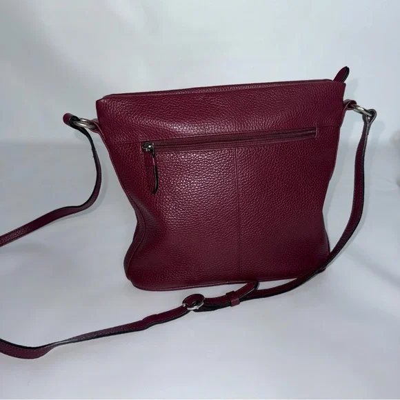 Corder London Elegant Burgundy Crossbody Bag Real Leather like new! - Picture 2 of 16